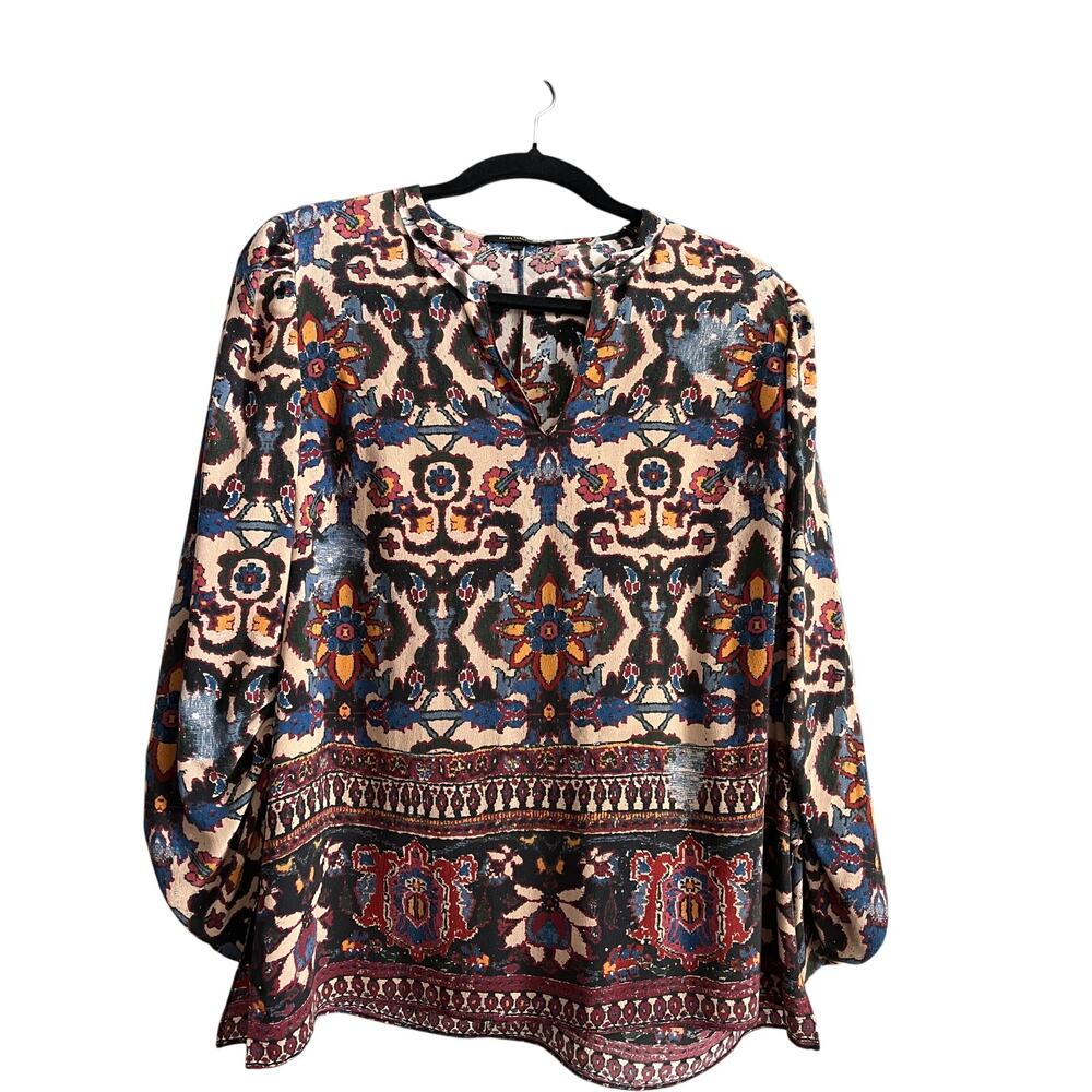 SPRING CLEANING SALE! Kobi Halperin Silk Boho Blouse